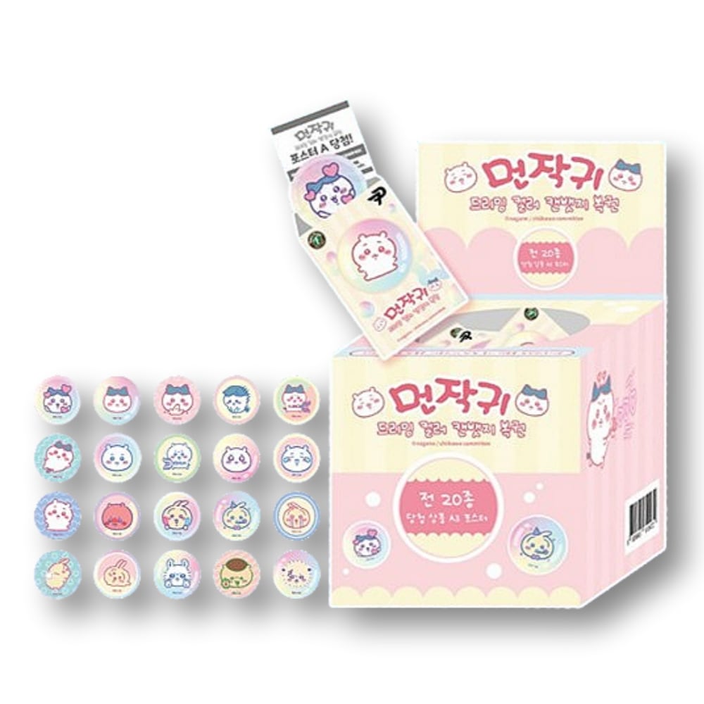 [韓国]ちいかわ缶バッジランダムパステルバッジ40個(1BOX)