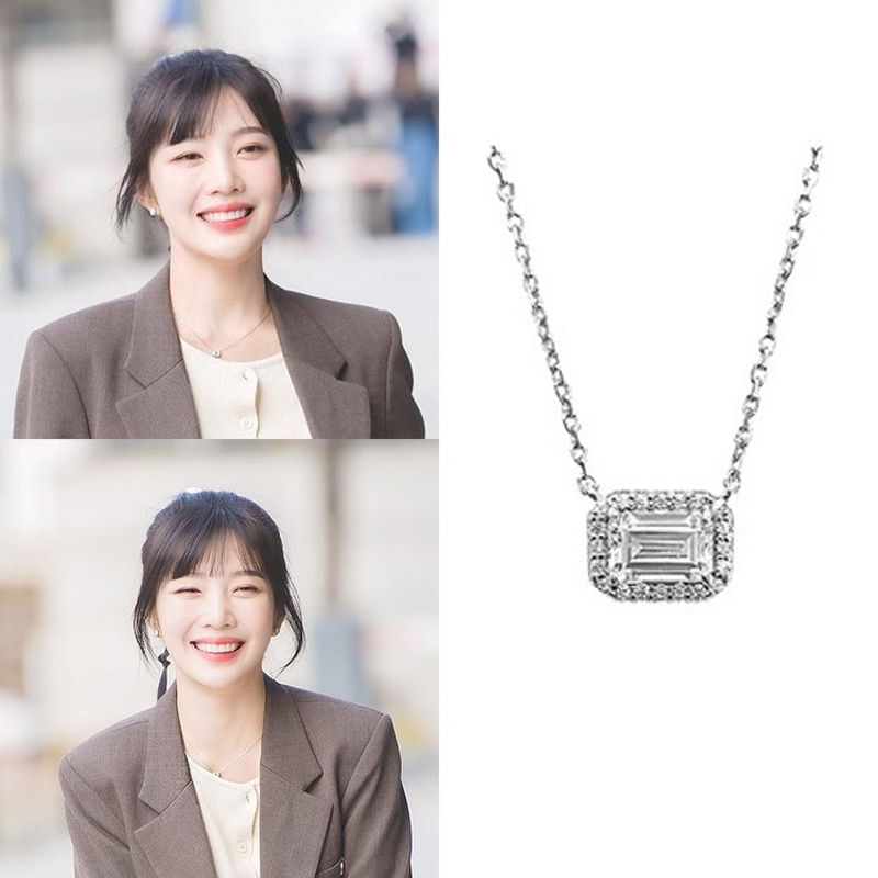 [RedVelvetジョイ着用] ビクトリア プチ ホワイト ネックレス 韓国女性アクセサリー 韓国ファッション