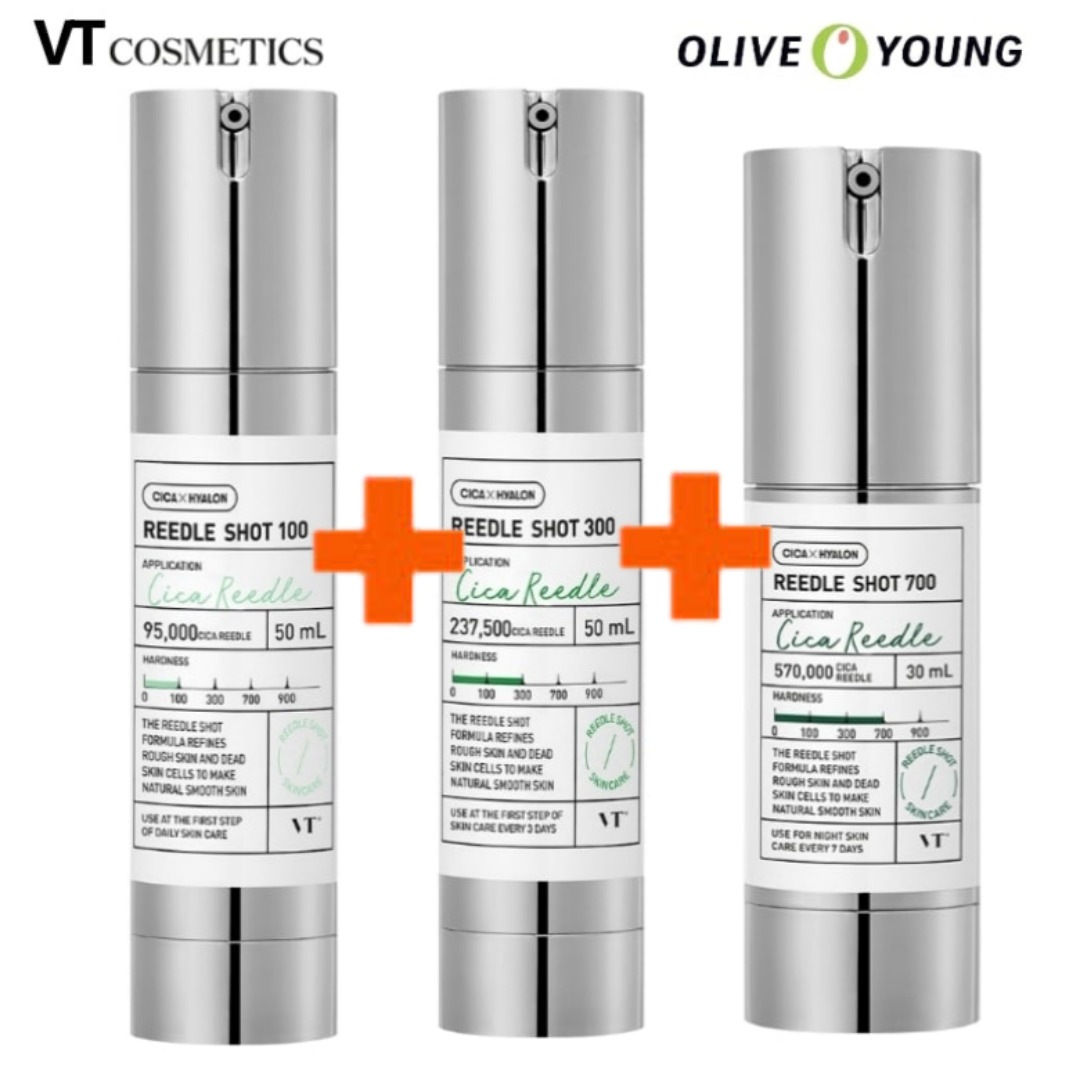 リードルショット 100 + 300 + 700 セット/ エイジングケア 角質ケア ブラックヘッド スキンケア ツヤ肌ケア/ 韓国コスメ