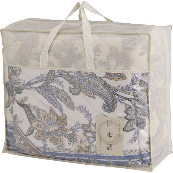 日本製 ダウン85%入羽毛ふとん ブルー 26,720円