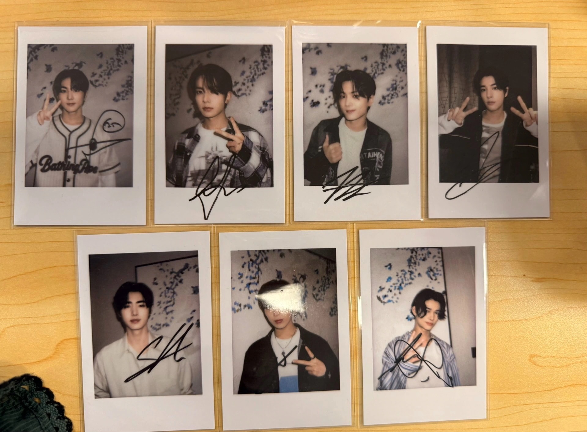 公式 ENHYPEN yzy 一直娱 yzy8.0 ポラロイド 特典 公式グッズ 写真 全員7枚セット