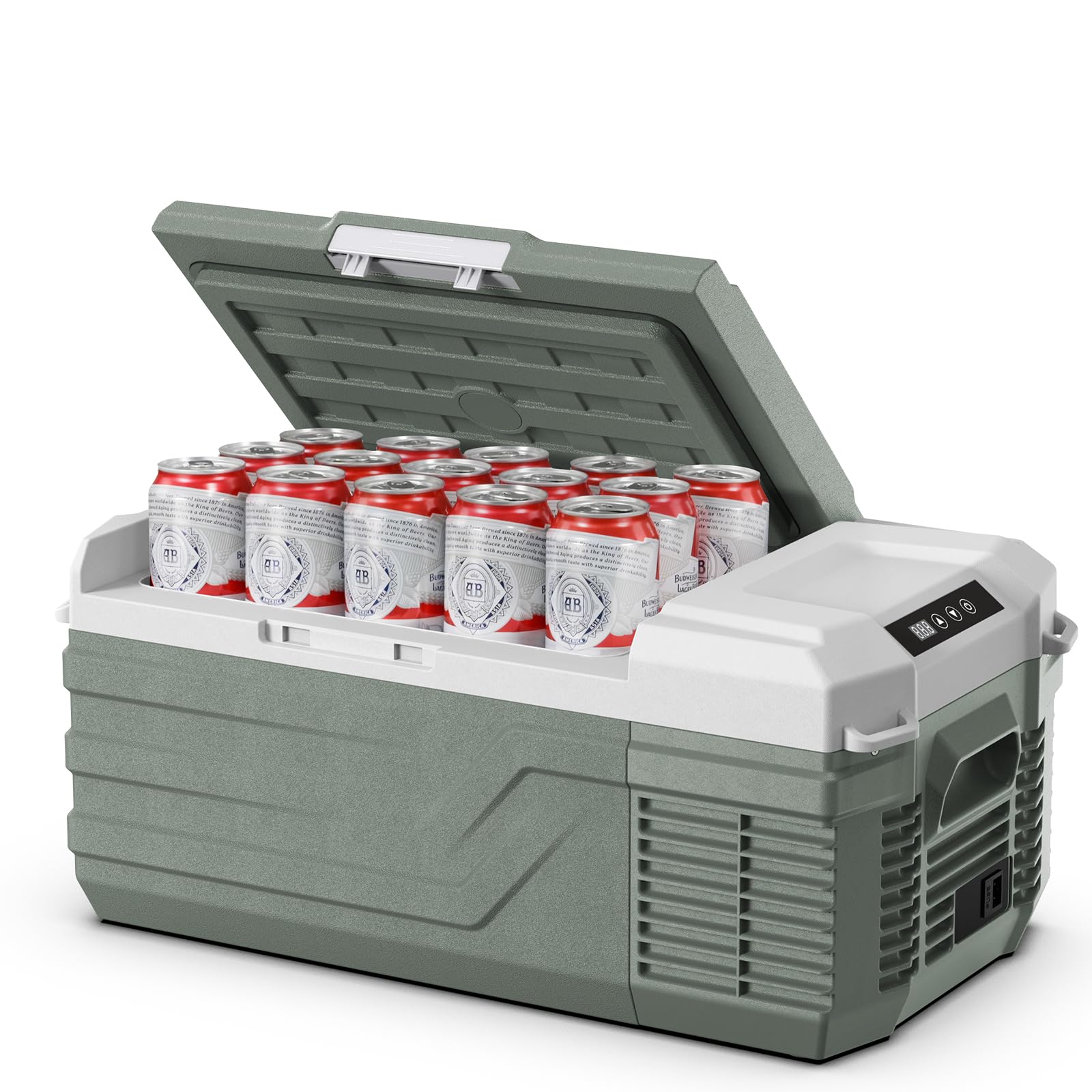 【2025最新】Alpicool 車載冷蔵庫 15L ポータブル冷蔵庫 急速冷凍 小型 -20℃～20℃ 省エネ 静音 3WAY電源対応 DC12V/24V AC100V 車載冷蔵冷凍庫 車載家庭両用