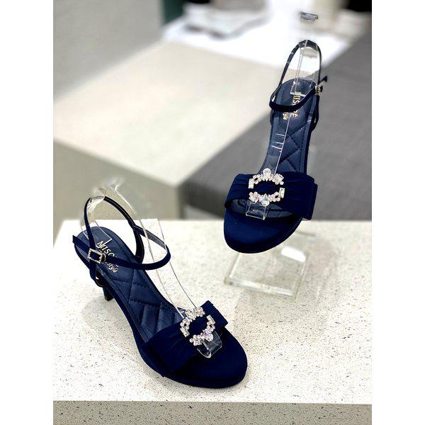 [坡州店] [] 女性リボン飾りガボシサンダル712424008 8cm [2color]