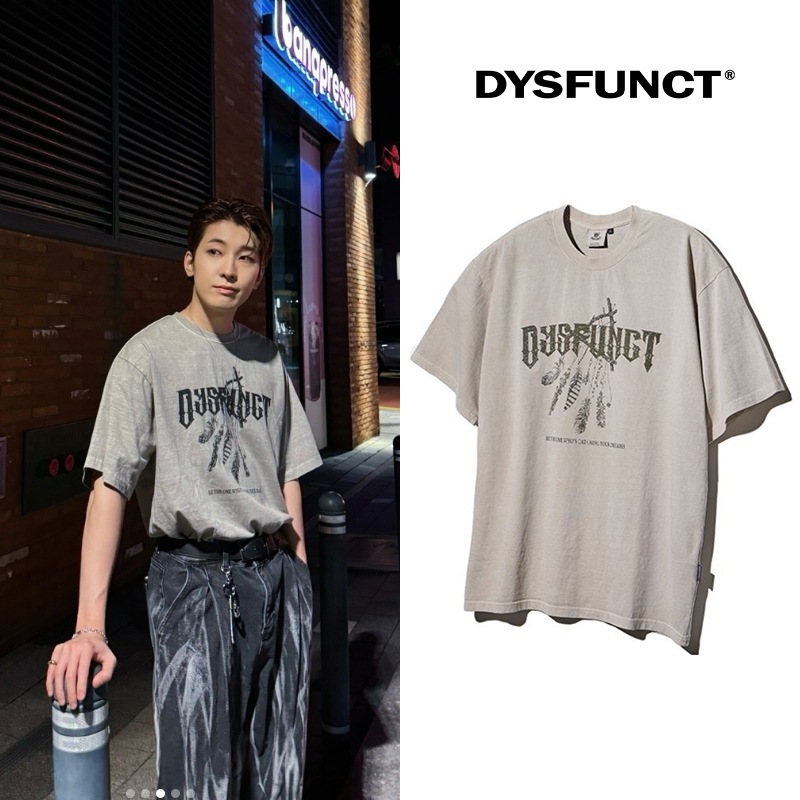 [SEVENTEENウォヌ着用]DREAM CATCHER PIGMENT T-SHIRT (BEIGE)