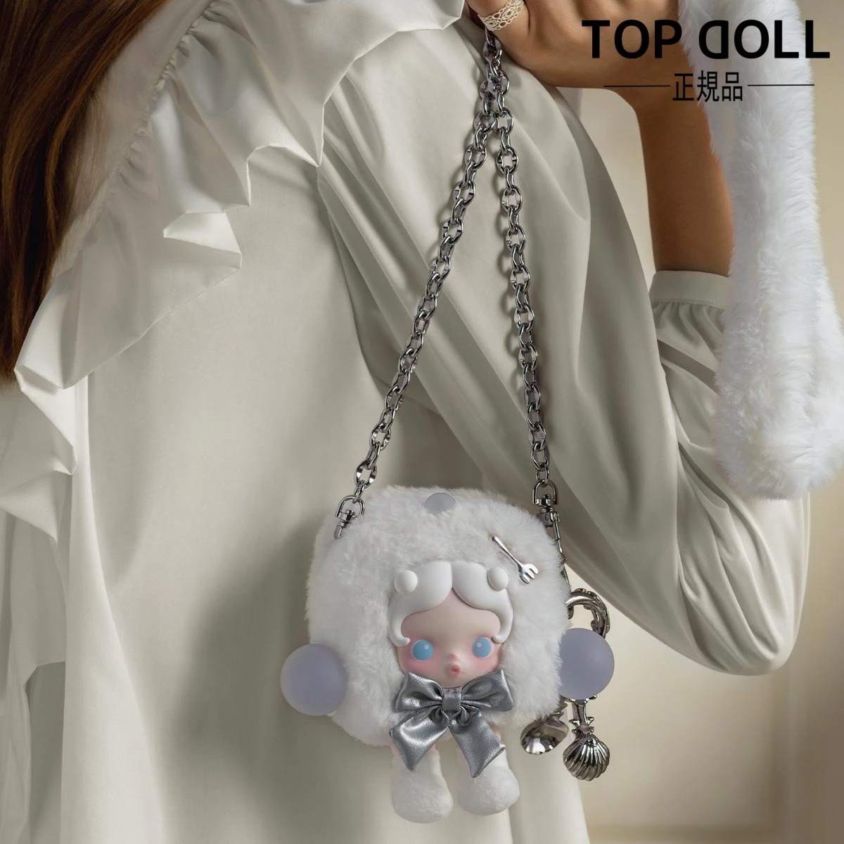 【公式正規品】POP MART SKULLPANDA The Feast Beginsシリーズ ミニバッグ ミニクロスボディバッグ ミニショルダーバッグ 斜めがけ スカルパンダ ポーチ サブバッグクロ