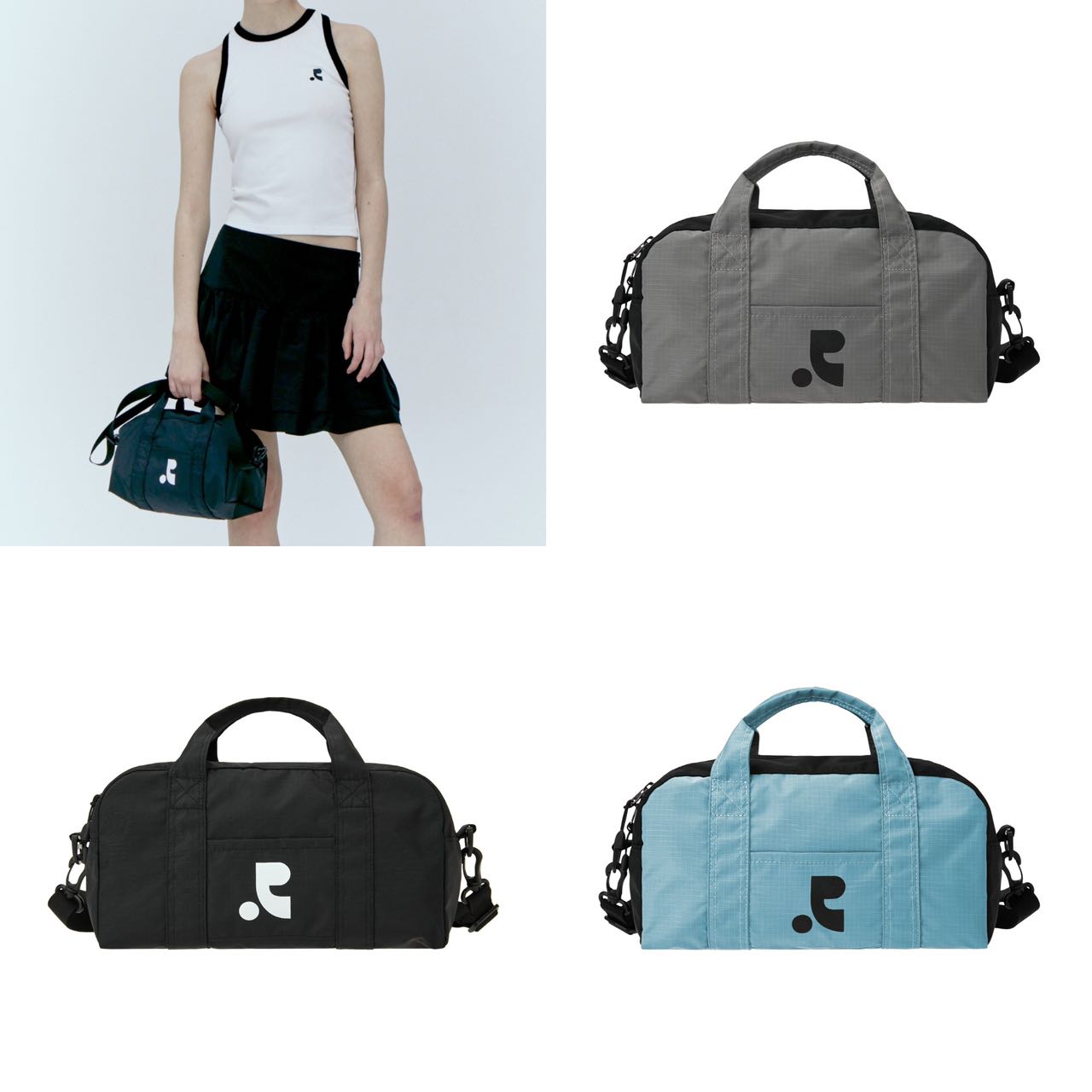 [RR] MINI SPORT BAG - (BLUE/GREY/ BLACK)