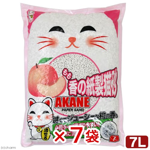 猫砂　もも香の紙製猫砂　７ＬX７袋　お一人様１点限り　ＣＲＣ30―14―20―10―00
