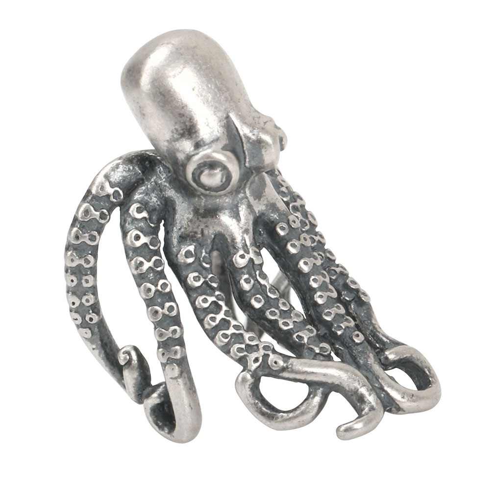925 イヤーカフ タコ足 オクトパス [ec021]