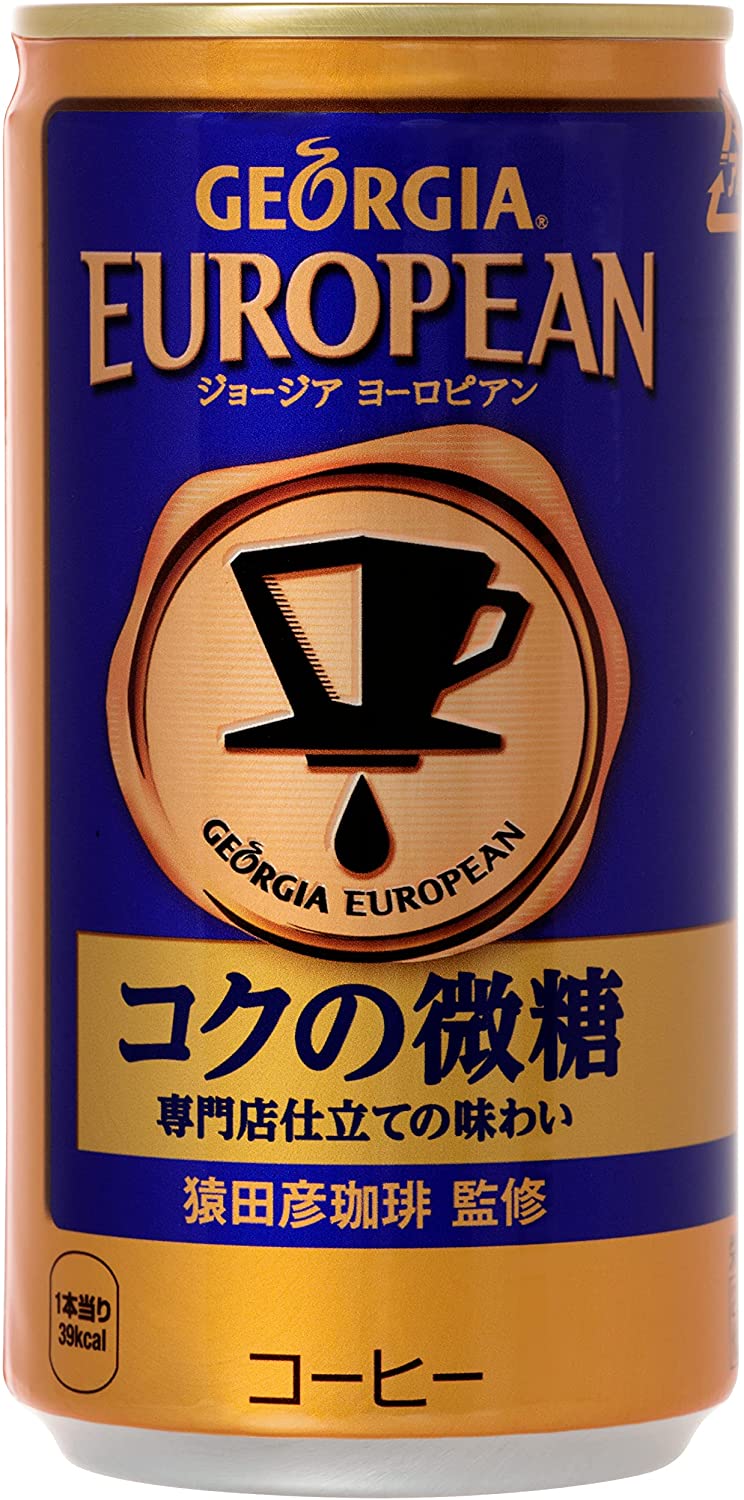 ジョージア ヨーロピアン コクの微糖 185g缶30本3ケース コカコーラ コカコーラ