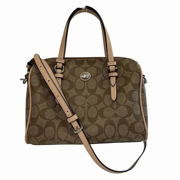 コーチ シグネチャー ミニサッチャル F54352 ショルダーバッグ レディース 【中古】