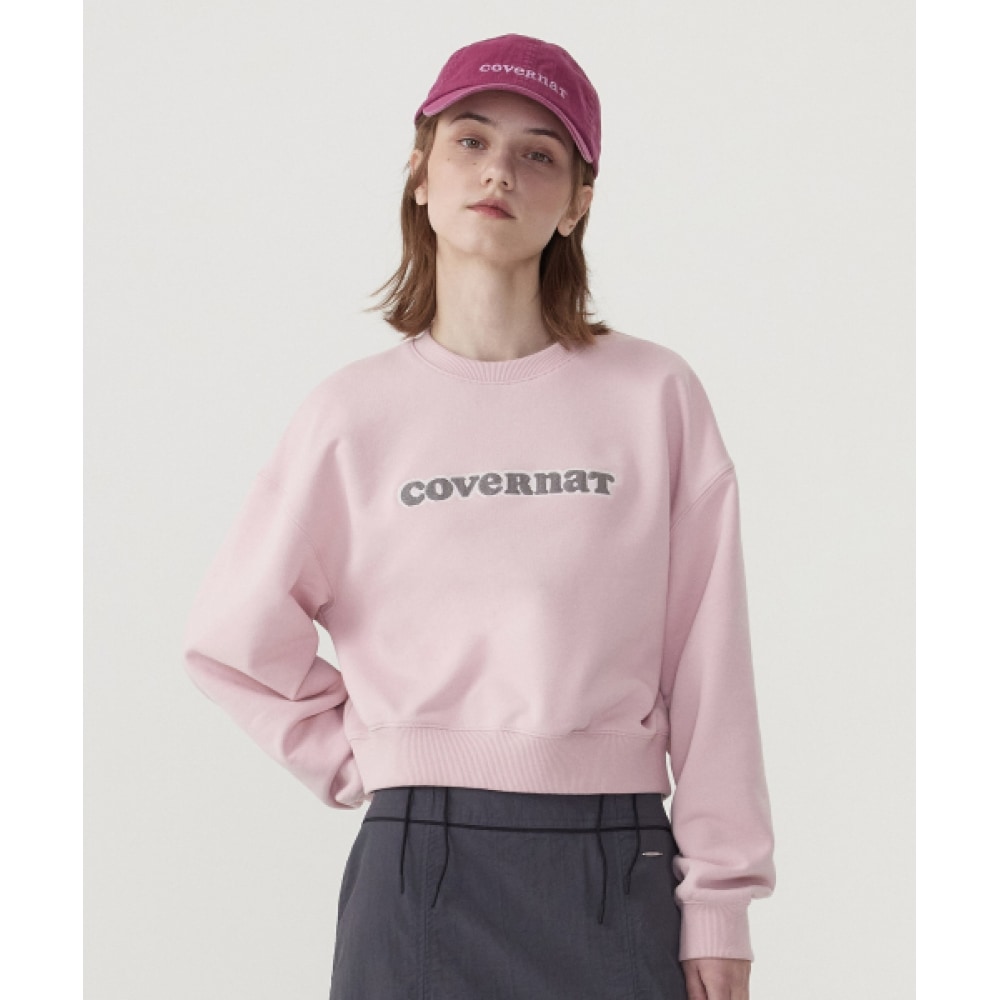 COVERNAT 女性女性用クーパーロゴスウェットシャツライトピンク 9,312円