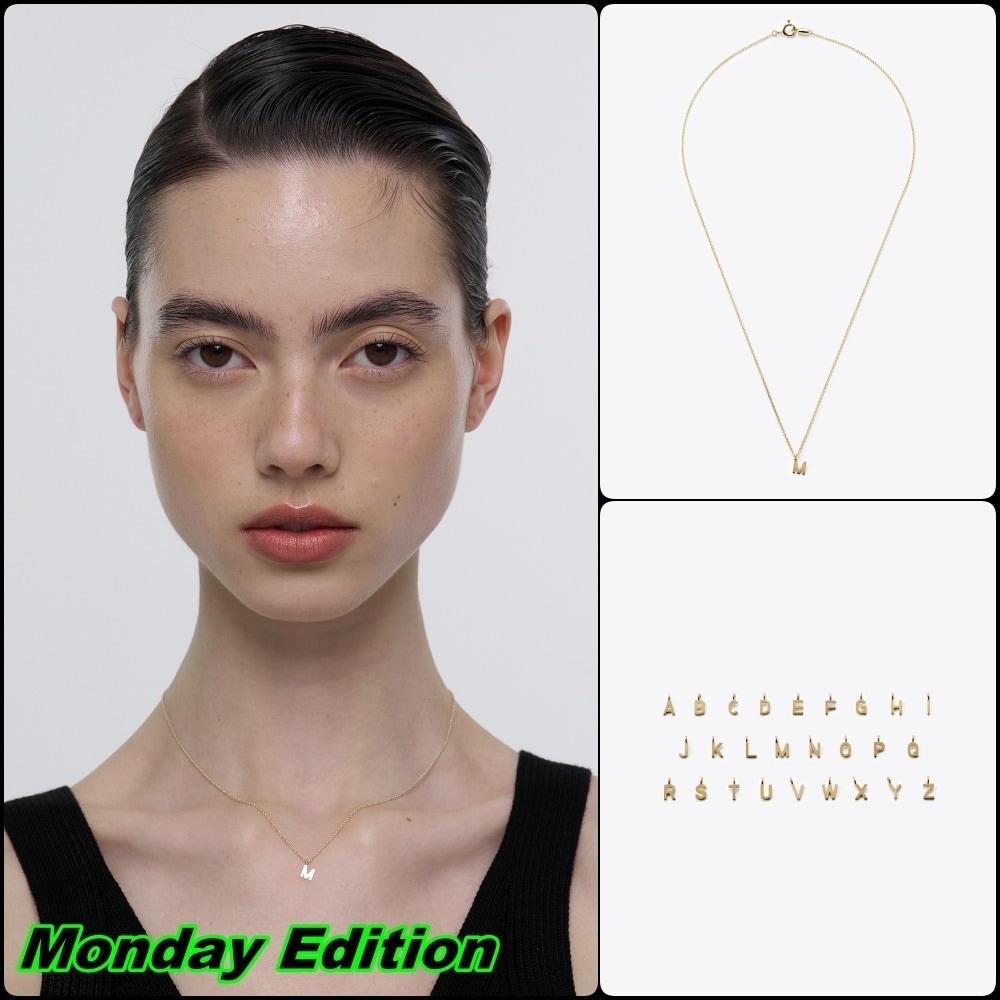 【Monday Edition】GOLD INITIAL NECLACE
