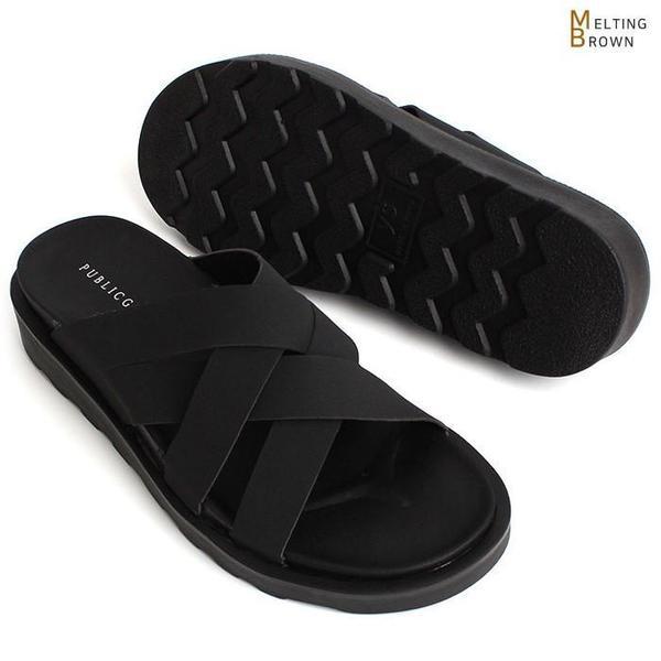 メンズカジュアルスリッパヒール高め男性用スリッパ MK01