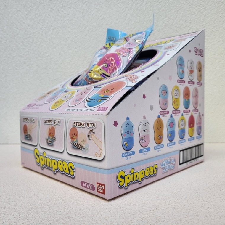BT21 スピンフィズ フリッパーズ 14個 一箱 BTS グッズ 収集 ガチャ