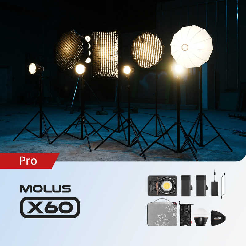 ZHIYUN　LEDライト MOLUS X60 PRO COB Light　X60PROCOBLight