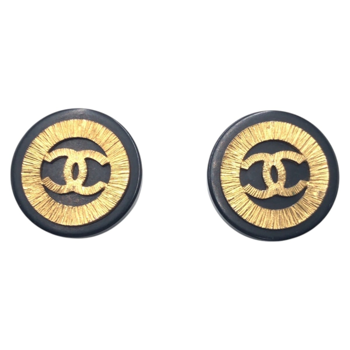 ヴィンテージ 1993 ココマーク ブラック 黒 ゴールド プラスチック/メタル イヤリング レディース 502267 30,160円