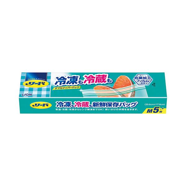 [20個セット] リード冷凍も冷蔵も新鮮保存バッグM 22451809X20