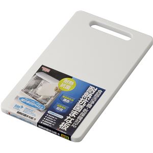 (15個セット) 耐熱抗菌 まな板/カッティングボード (S ホワイト) 約幅27cm 塩素漂白 食洗機対応 リス (台所)