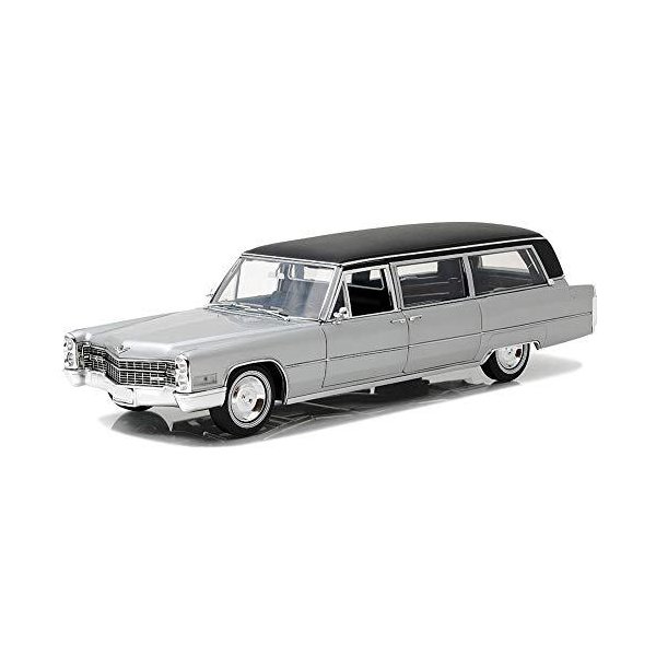 Greenlight PC-18005 1966 Cadillac S&S Limousine， Silver 1:18 Scale 並行輸入品