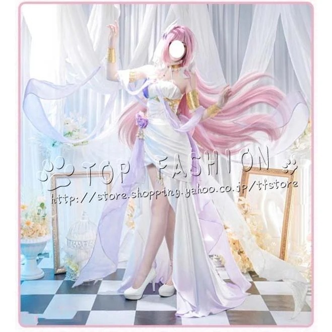 【工場直売 品質保証】崩壊3rd 風 エリシア Elysia 花鈴律曲 コスプレ衣装 ウィッグ cosplay コスチューム ハロウィン クリスマス