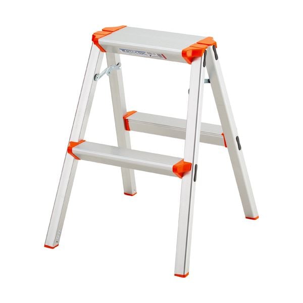 （まとめ）アルインコ アルミ踏み台 2段 CCA60K 1台 (×3セット)