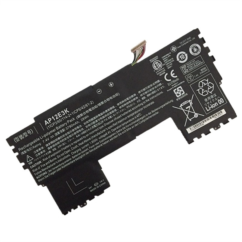 AP12E3Kバッテリー 電池・Acerノートパソコン互換 Aspire S7 S7-191 AP12E3K 交換用のバッテリー dc909-A179