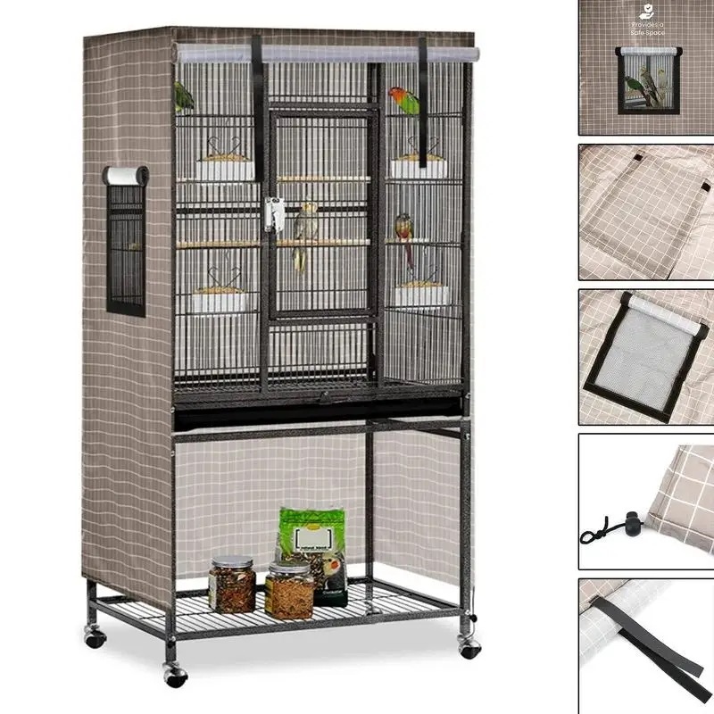 3営業日発送鳥かご用ユニバーサルナイロンメッシュネット 防風 防塵 窓用 オウム ペット用品 8,881円