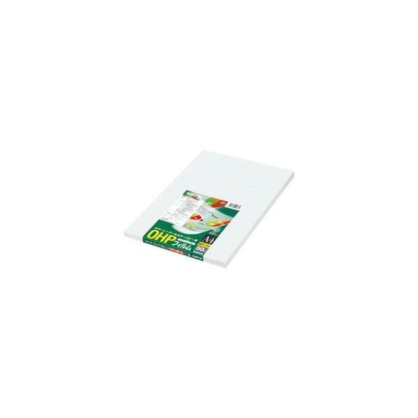 (まとめ)コクヨ OHPフィルム カラーLBP&PPC用 A4 検知マーク付なし VF-1420N 1冊(50枚)(×3セット)