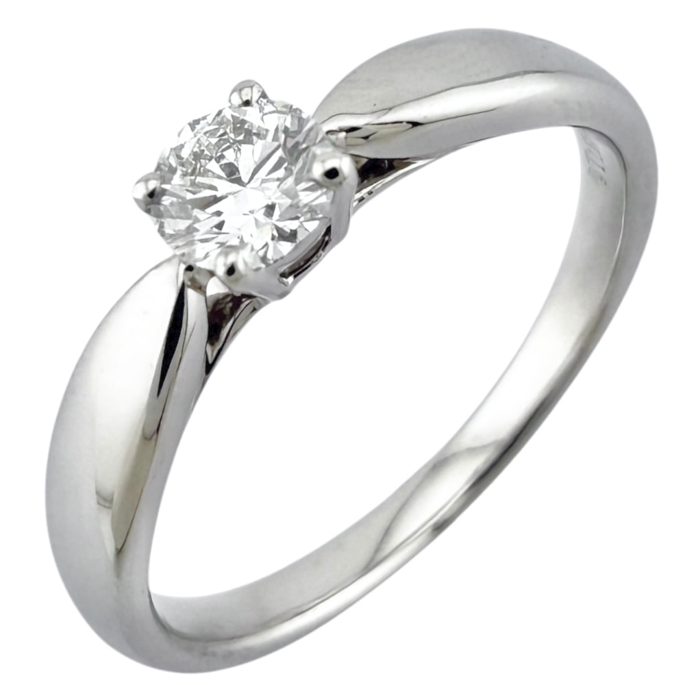 ティファニーハーモニーリング　ダイア　プラチナ　8号　中古 ティファニー TIFFANY&Co. ハーモニー 9号 リング ダイヤ 0.21ct Pt