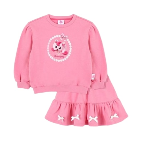 シューティングスター キャッチ ティニピン 服 ハチュピン 起毛 マンツーマン スカート セットアップ