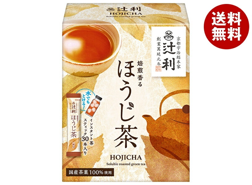 片岡物産 辻利 焙煎香るほうじ茶 (1.0g＊30本)＊6箱入＊(2ケース)