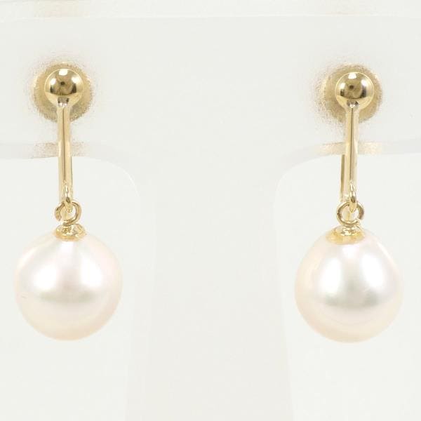 K18 18金 YG イエローゴールド イヤリング パール 総重量約3.2g ジュエリー 中古