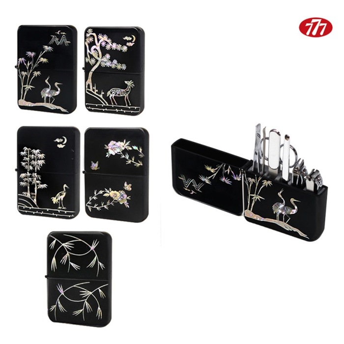 螺鈿細工 777 フルケア 7種 爪切りセット プレゼント用 おすすめ