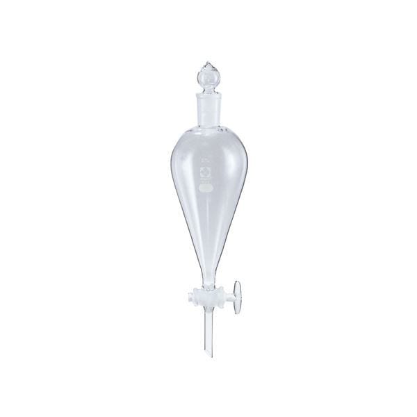 [柴田科学]分液ロート スキーブ形 ガラスコック付 500mL