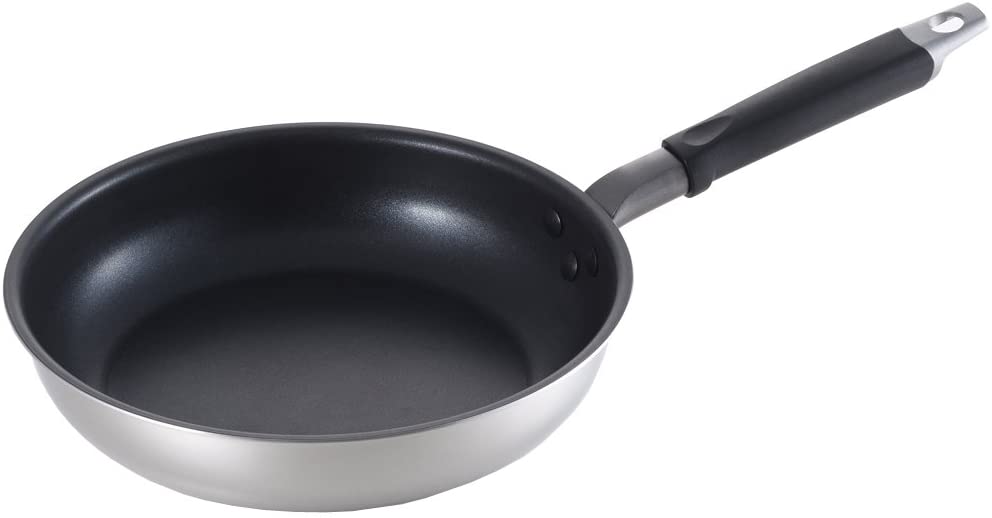 ヨシカワ 日本製 フライパン 26cm アルサス4 3KW IH対応 シルバー SJ2100