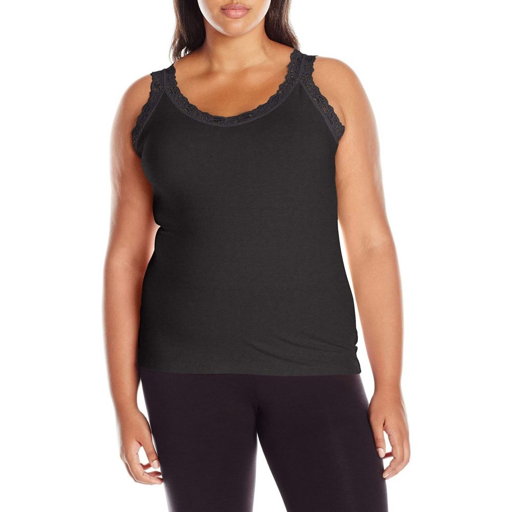 ジャストマイサイズレディーストップスタンクトップBlackレディースファッショントップスタンクトップ