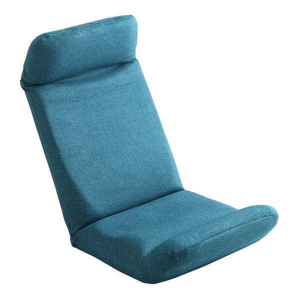 ホームテイスト SH-07-CAY-U 日本製カバーリングリクライニング一人掛け座椅子 Calmy-カーミー- (アップスタイル)ターコイズブルー メーカー直送