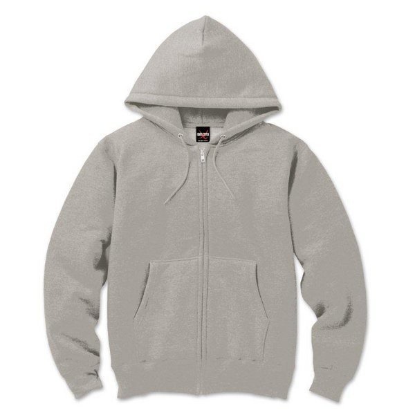 12.5ｏｚヘビーウェイト裏起毛フルジップパーカー 2221 ストーン Sサイズ
