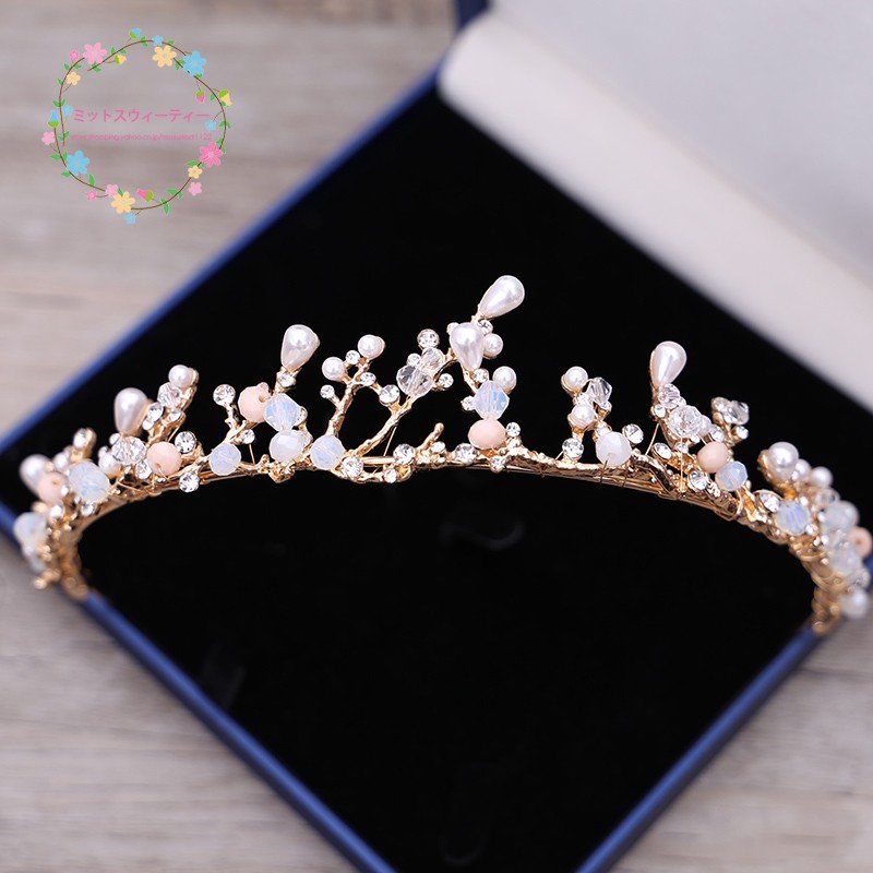 ウエディング ティアラ 安い 髪飾り ウェディング クラウン カチューシャ 結婚式 ヘッドドレス ブ Reginaldoornellas Com Br
