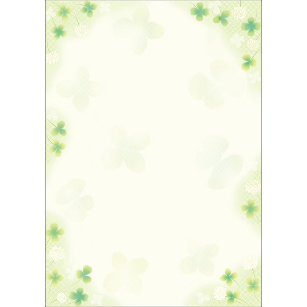（まとめ買い）ササガワ 和柄用紙 和ごころ A4判 白つめ草 100枚入 4-1916 [x3]