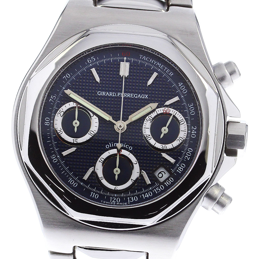 ジラール・ペルゴ GIRARD PERREGAUX 8017 ロレアート オリンピコ クロノグラフ 世界限定999本 自動巻き メンズ 良品 _766565【中古】