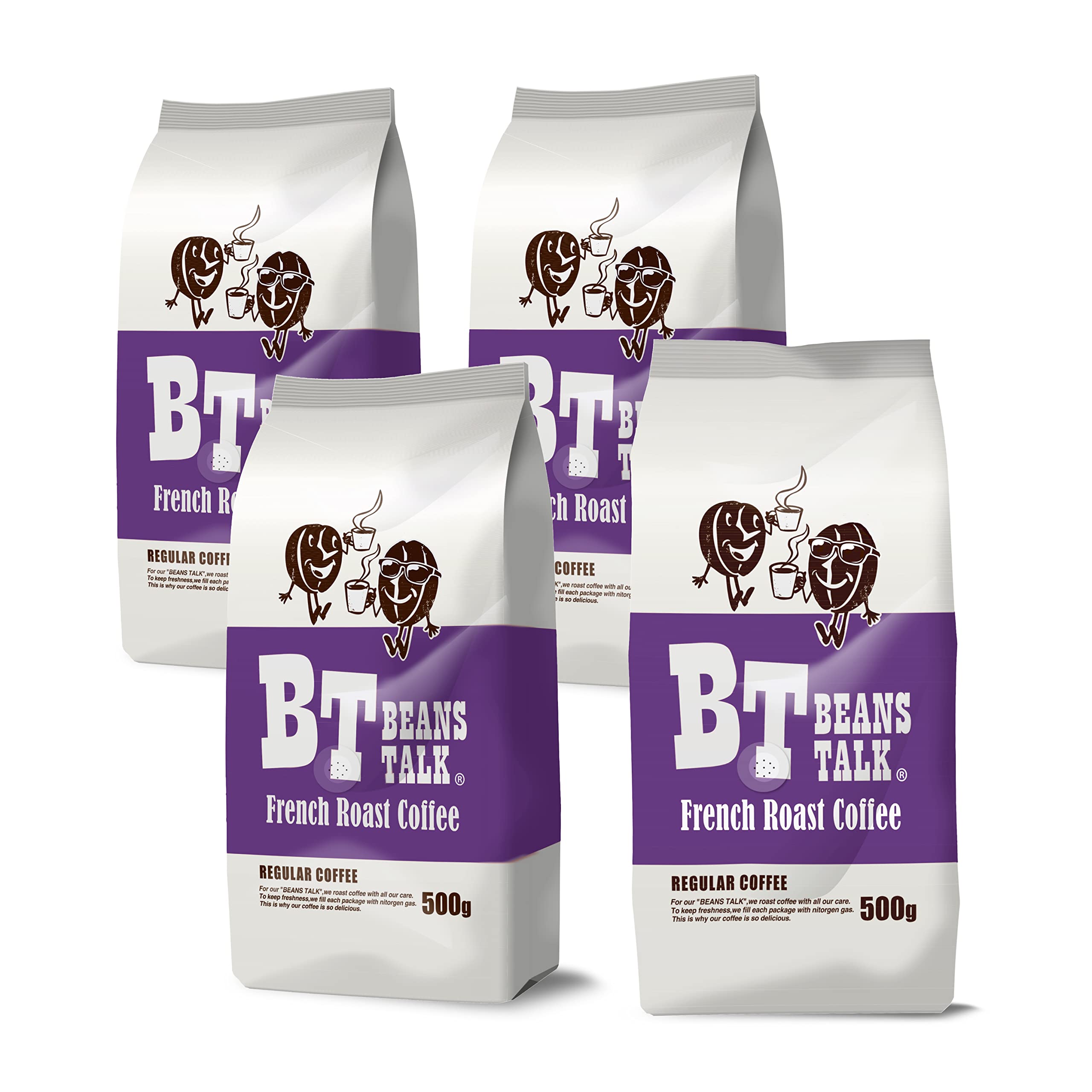 ビーンズトーク コーヒー豆 フレンチロースト ブレンド 深煎り 2kg (500g×4) (【 豆のまま 】) 高級 アラビカ 100% アイスコーヒー カフェオレ エスプレッソ 5,487円