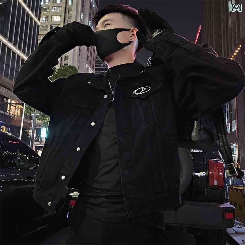 アウター メンズ カジュアル おしゃれ 胸 パッチポケット デニムジャケット クール ストリート 服 春秋 トレンド ジャケット 7,906円