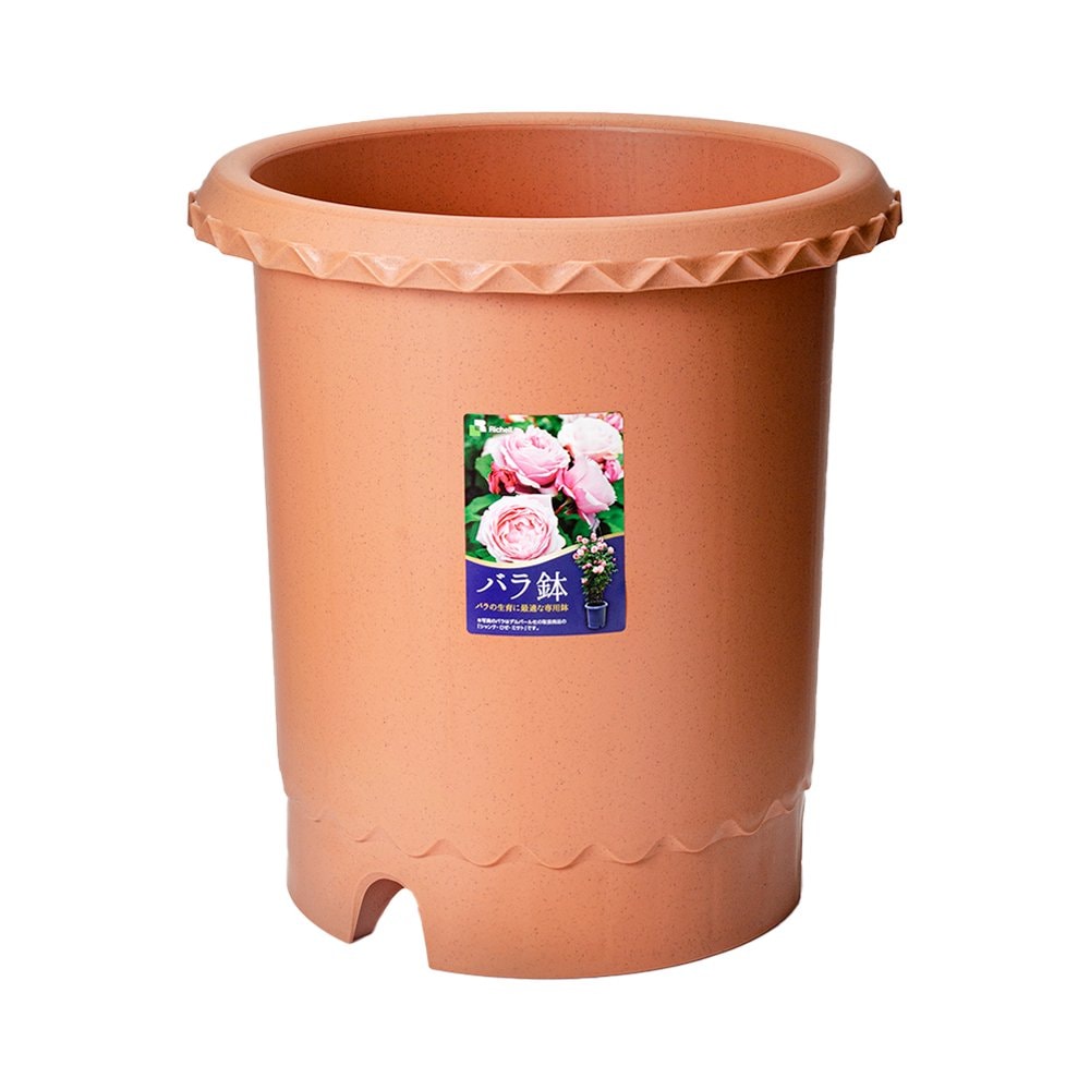 鉢　バラ鉢　ブラウン　１２号X５個　φ３６X３６ｃｍ　お一人様１点限り　ＣＲＣ90―03―05―10―00