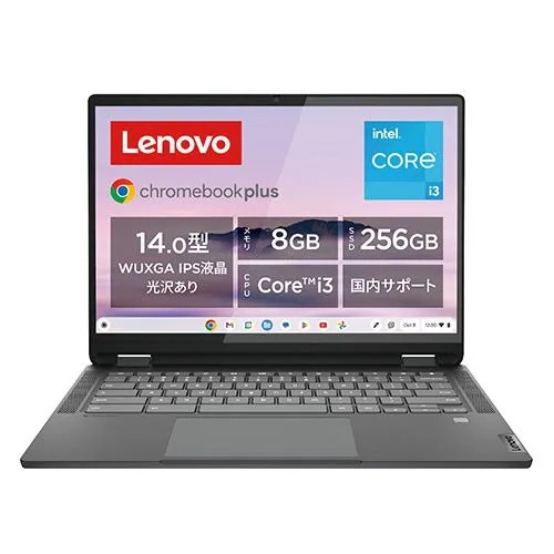 Lenovo ノートPC IdeaPad Flex 570i Chromebook Plus 83EK000XJP[ 14型 WUXGA Core i3-1315U 8GB 256GB ChromeO