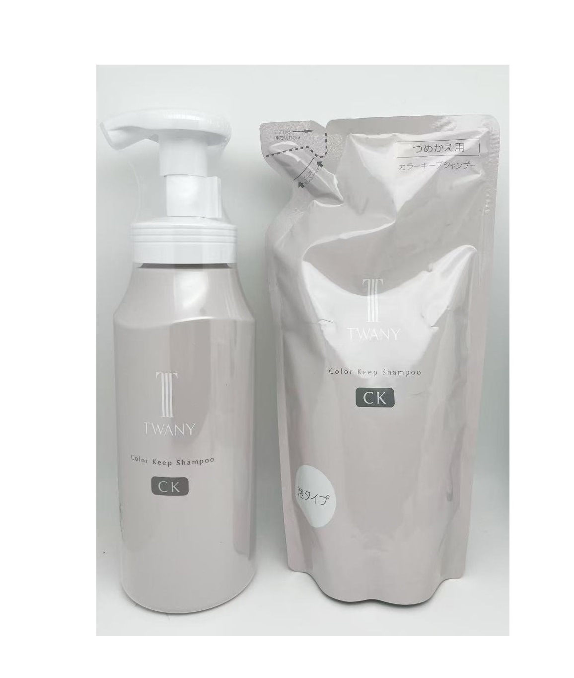 商品名：カネボウ トワニー カラーキープシャンプー 本体+レフィルセット 泡タイプ 内容量：400ml+350ml