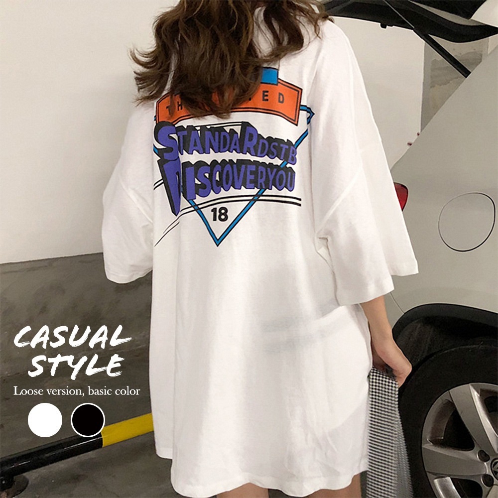 国内即納 半袖Tシャツ レディース 夏 ロゴ 韓国