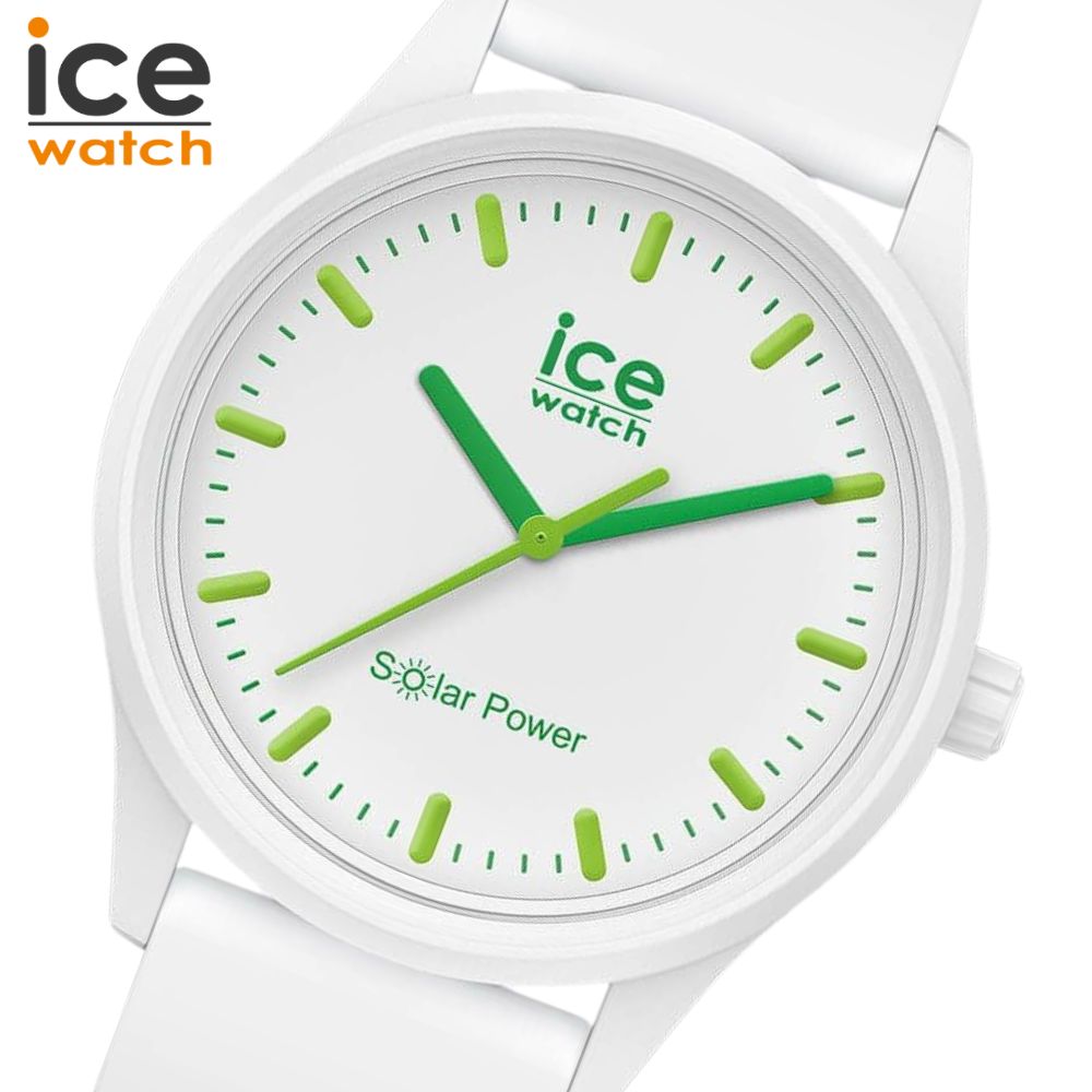 腕時計 018473 レディース 正規品 ウォッチ ホワイトグリーン ネイチャー スモール ソーラー