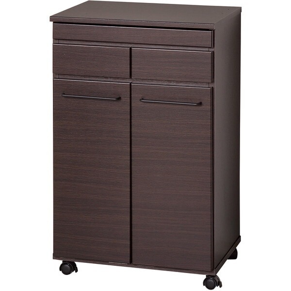 23733 スライド棚付ダストボックス2D ブラウン メーカー直送