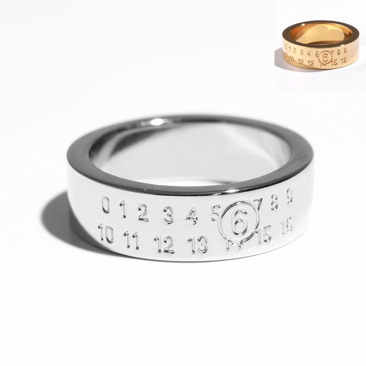 MM6 エムエムシックス メゾンマルジェラ リング Numeric Minimal Signature ミニマル シグネチャー SM6UQ0058 P6469 レディース ナンバリング 指輪